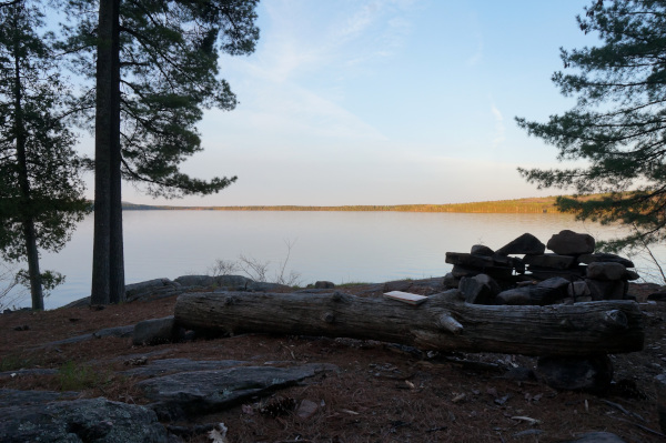 Campsite on Radiant lake